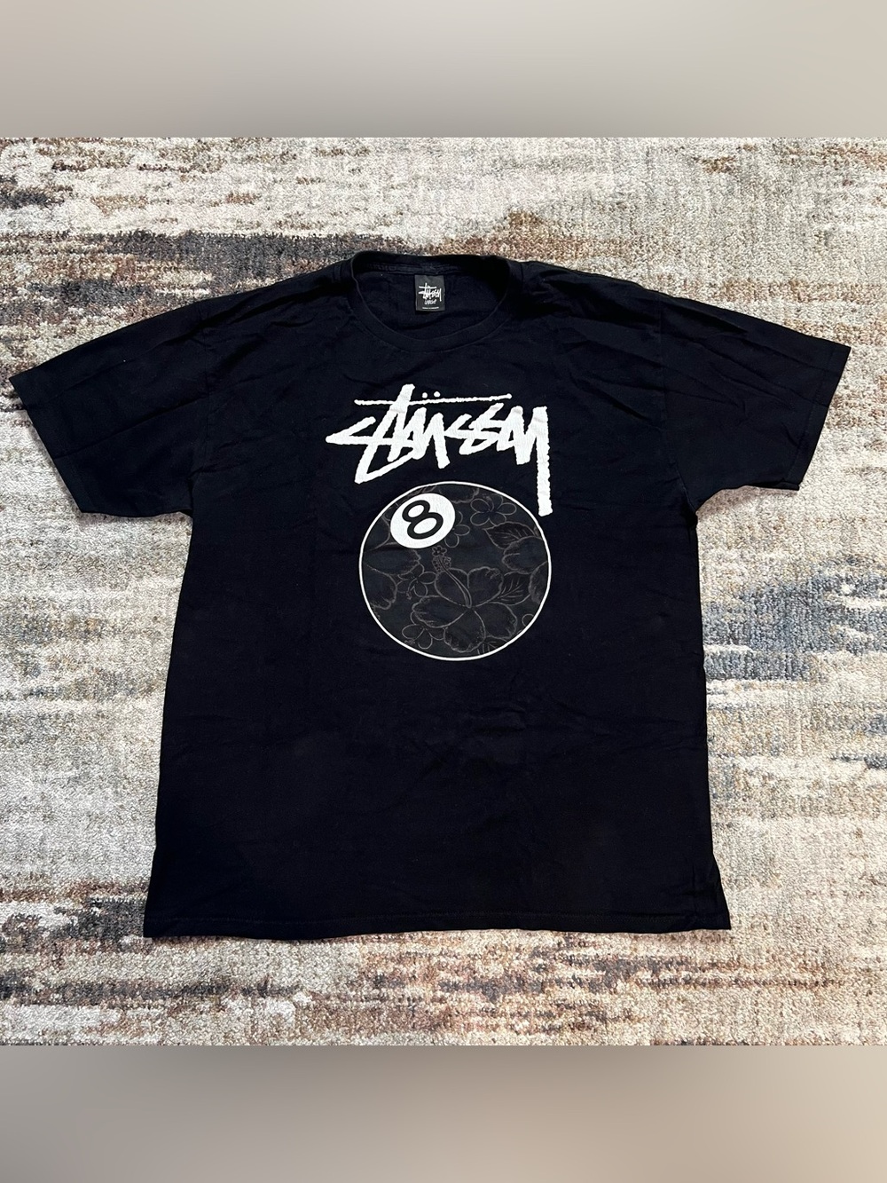 STÜSSY 8Ball Tee Shirt Black STUSSY